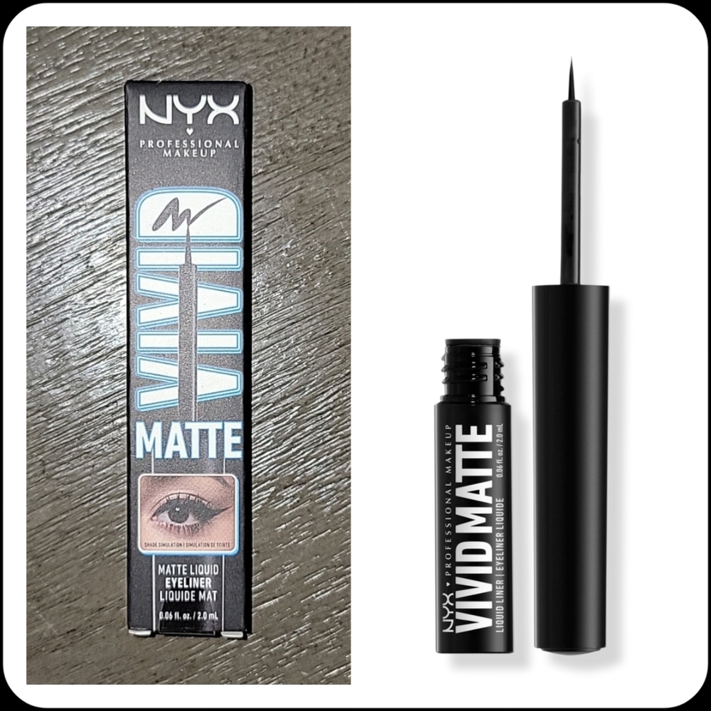2 FOR $20. NYX Vivid Matte Liquid Eyeliner - Black